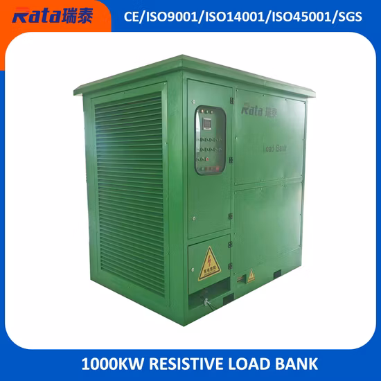 1000kw AC 더미 공기 냉각 저항성 발전기 부하 테스트 부하 은행